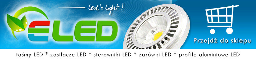 Sklep z oświetleniem led